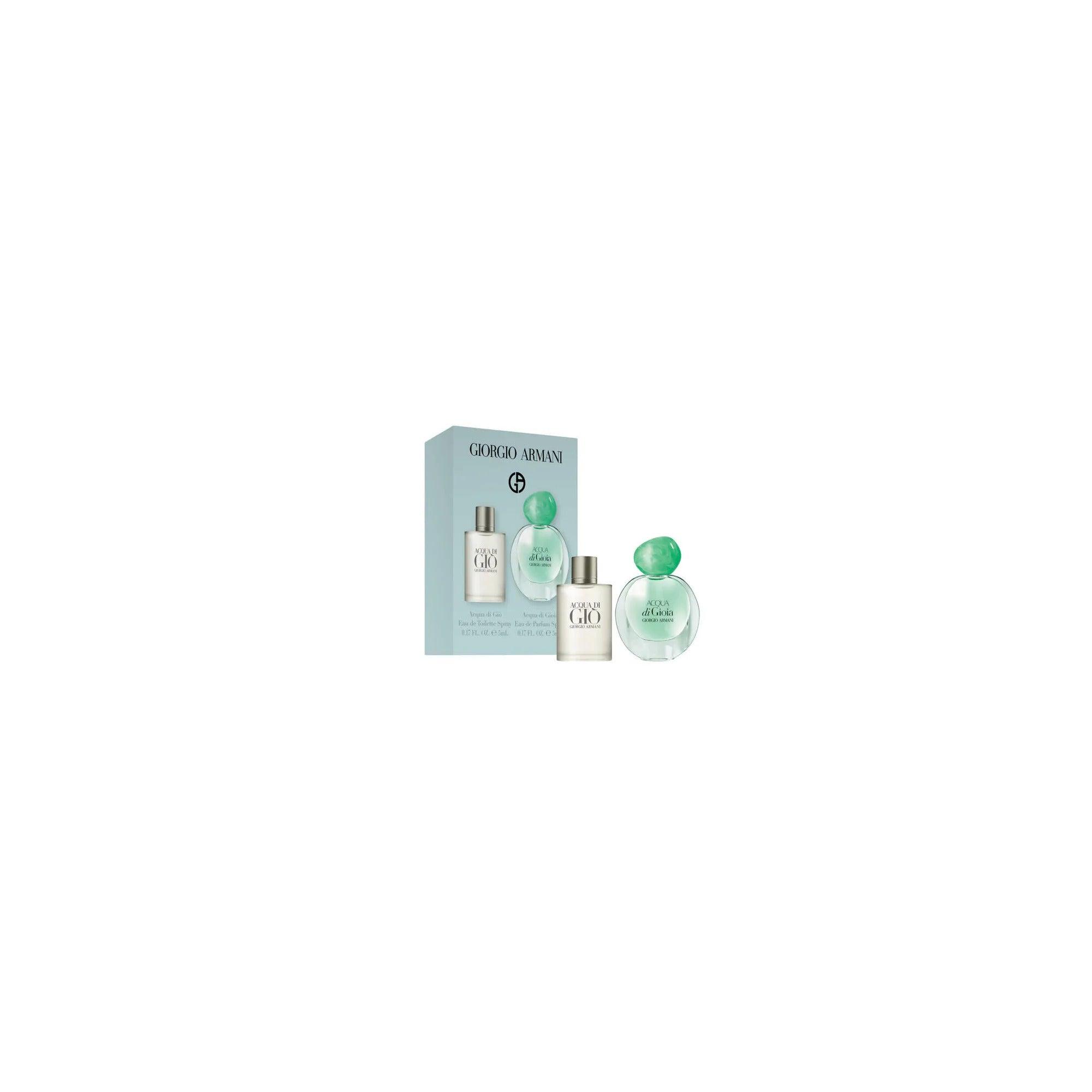 Giorgio Armani Acqua di Giò EDT 5 ml + Acqua di Gioia EDP 5 ml Mini Set